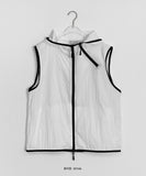 [unisex] Kunds Summer Color Matching Nylon Hood Vest