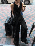 Multi Cargo Long Line Pants