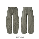 Forty Pigment Pintuck Wide Cargo Pants