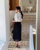 Repel Shirring Pattern Blouse