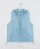 [unisex] Tensi Color Summer String Net Hood Vest