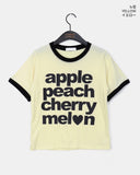 Beyou Lettering Ringer Short Sleeve T-Shirt