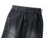 Double Block Denim Pants