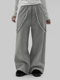 Seld Frill Brushed Sweatpants