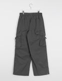 [unisex] Camoi nylon banding snap carpender cargo pants