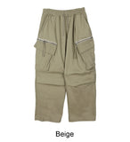 Leso wide zipper cargo pants