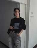 System Printing Over Short Sleeve Tee