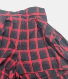 Marina Check Layered Skirt Pants