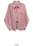 [PREMIUM/MADE] Big collar balloon fade tie shirt