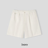 Luan Linen D-Ring Bermuda Shorts