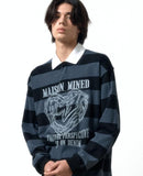 DOODLE HEART RUGBY T SHIRT