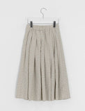 Ligon Diagonal Check Long Skirt