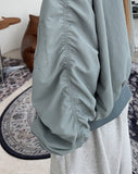 FL crop shirring flight jumper