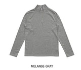 Id cut half zip-up muscle tee