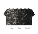 Ens Camo Rib Slim Short Sleeve Tee