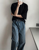 Slab Detail Short Sleeve T-shirt