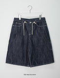 Riyuki String Carpender Bermuda Cotton Pants