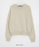 Tofu Basic Lambswool Cashmere Round Knit