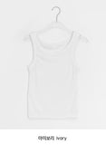 Kiku Basic Ribbed Sleeveless