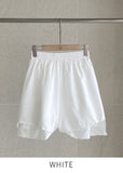 Alou Punching Lace Banding Mini Skirt Pants
