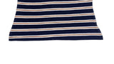 Weedon Shirring Stripe Collar Short Sleeve T-shirt
