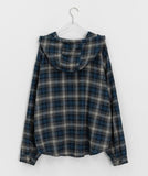 Kdanto Check Hood Long Sleeve Shirt