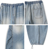 Hender Balloon Pintuck Denim Pants