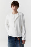 covered button henley