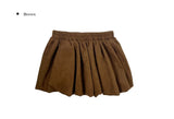 Modin Pumpkin Suede Mini Skirt