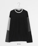 Honyu Color Matching Over Round Tee