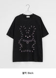 Tike Rabbit Overfit Short Sleeve Tee