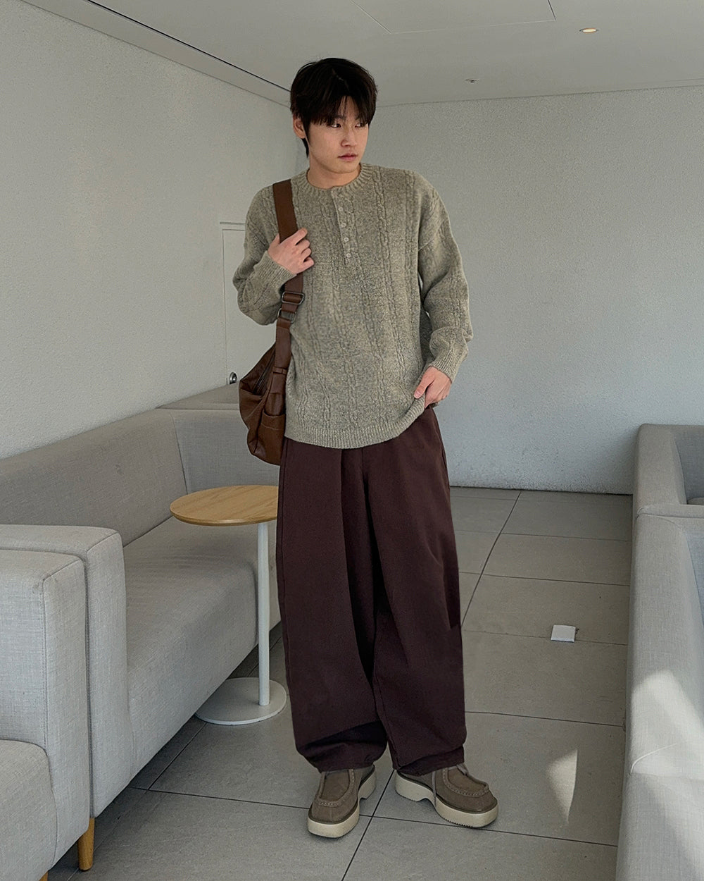 【SCENERITY】Palbo round knit SCENERITY (シナリティ) - パルボラウンドニット / Palbo round