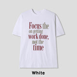 Focus printing short sleeves