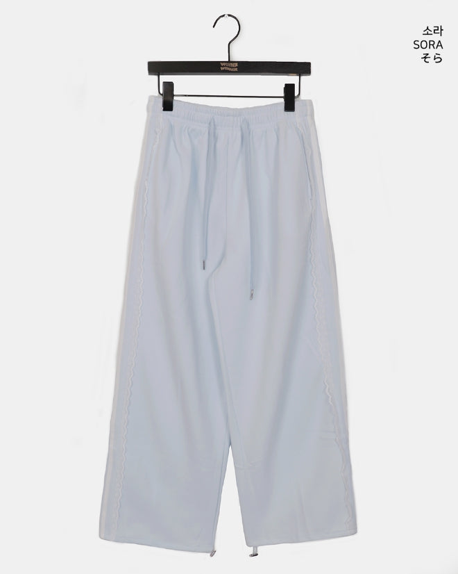 【WONDER WONDER】Zaya Race Track Wide Two-Way Pants WONDER WONDER (ワンダーワンダー) - ジャヤレーストラック