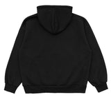 Sent brushed loose fit hood zip-up