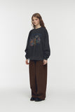 Delight Bear Raglan Pigment Sweatshirt