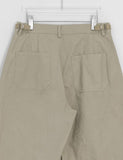 Billet Buckle Stitch Curved Balloon Pants