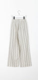 Honchi Stripe Banding Wide Pants