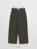 Hyakko Stripe Cotton Wide Pants