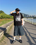 Cyven Cargo Bermuda Denim Pants