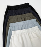 Whith Lining In Skirt Banding Rustling Nylon Pintuck Long Skirt