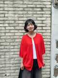 [unisex] Hugen Summer Boucle Round Knit Cardigan