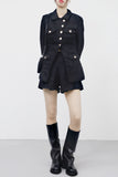 Antio Tweed Jacket + Tweed Shorts Set