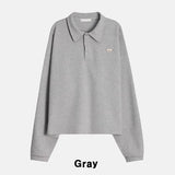 Blank Crop Collar Tee