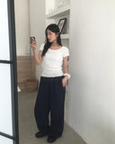 Paulan Frill Skirt Nylon Pants