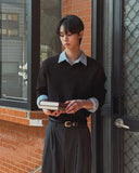 Kifree Loose Fit V-Neck Knit