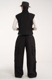trench high neck vest