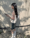 Kino Washing Denim Mini Skirt