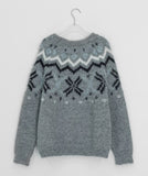Belhi Hairy Nordic Over Round Knit