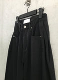 Denim-Hi Wide Pants